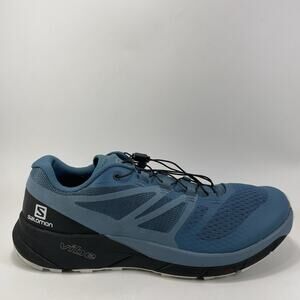 Salomon Sense Ride 2 Running Shoes Womens Size 10.5 Navy Blue Athletic Sneaker
